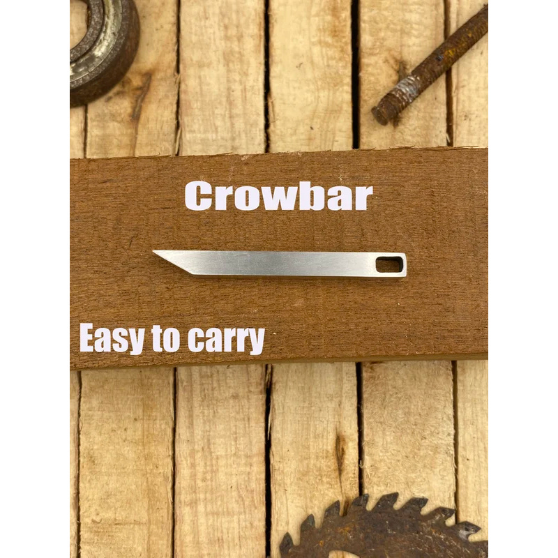 Edc Every Day Carry おもちゃ - Palanca de rescate pequeña de acero