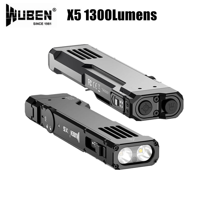 Edc Carry Flashlight - Linterna compacta EDC WUBEN X5 de