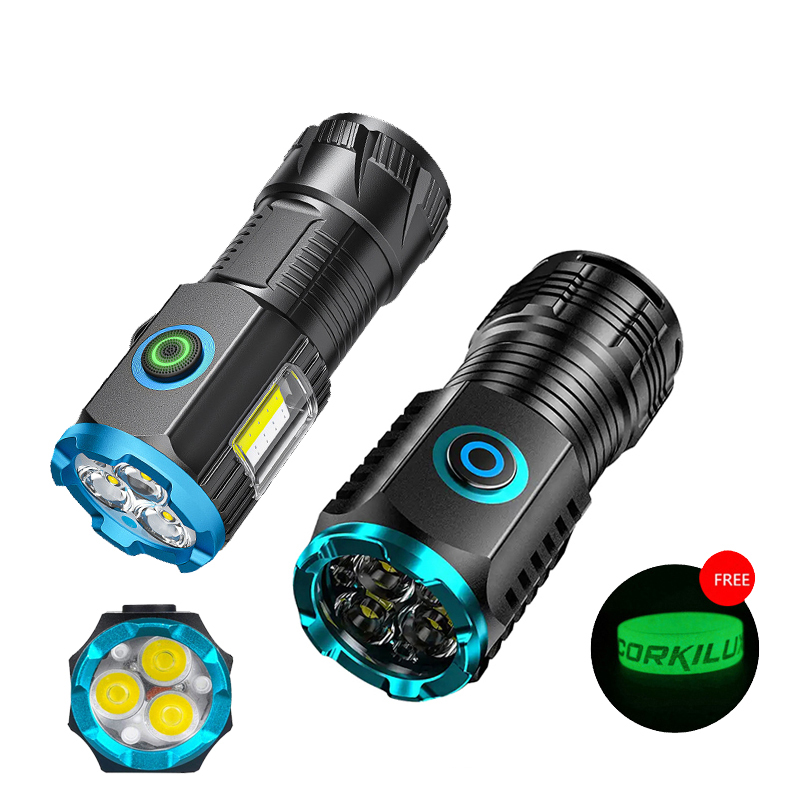 Edc Carry Flashlight - Mini linternas Led de bolsillo recargables