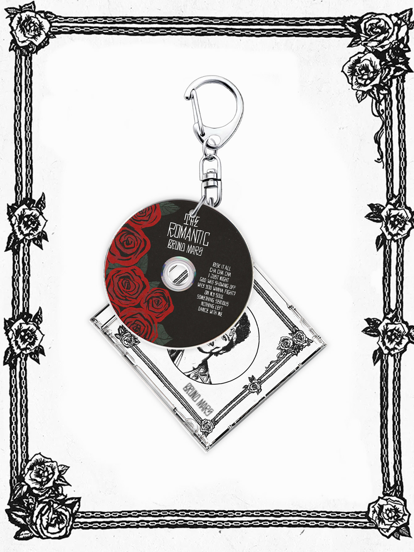 Carabiner Keychain - Llavero Bruno, The Romantic, Mars, Llavero