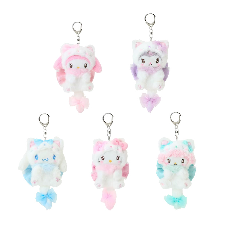 Carabiner Keychain - Llavero de Peluche Suave y Esponjoso