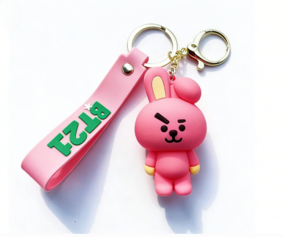 Carabiner Keychain - Nuevo Llavero BT21 Koya RJ Shooky