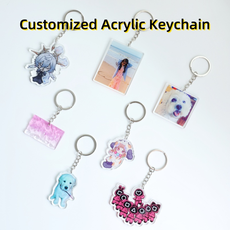 Carabiner Keychain - Llavero con foto de mascota personalizado,