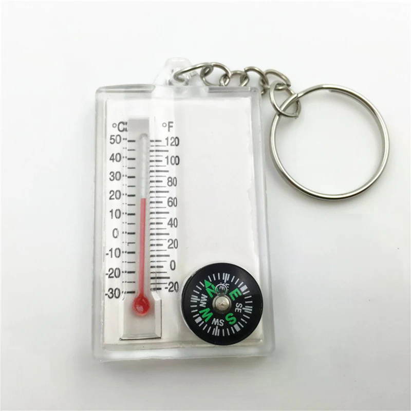 Compass Keychain Mini - Hebilla de Montañismo al aire libre,