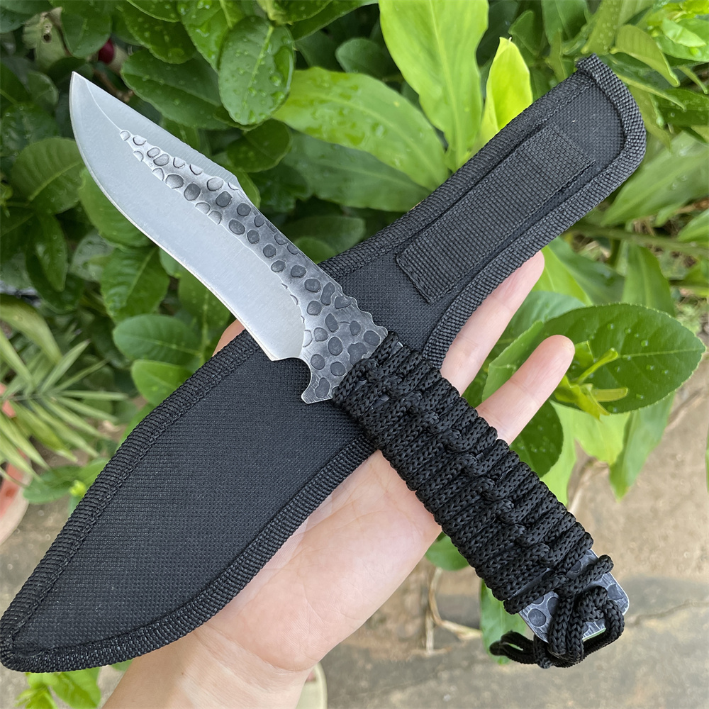 Edc Carry Fixed Blade - Cuchillo de bolsillo con hoja forjada