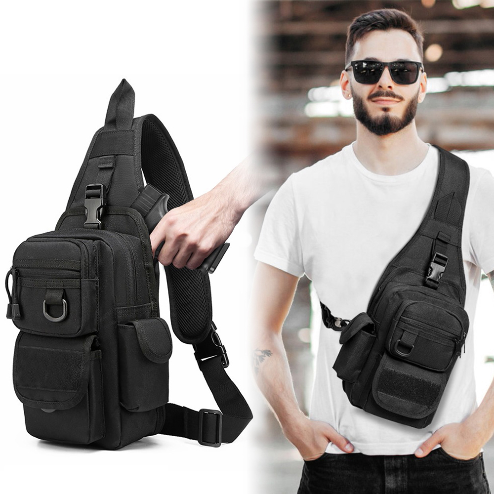 Bolsa de pistola táctica, bols - Edc Concealed Carry Backpack reseña y precio