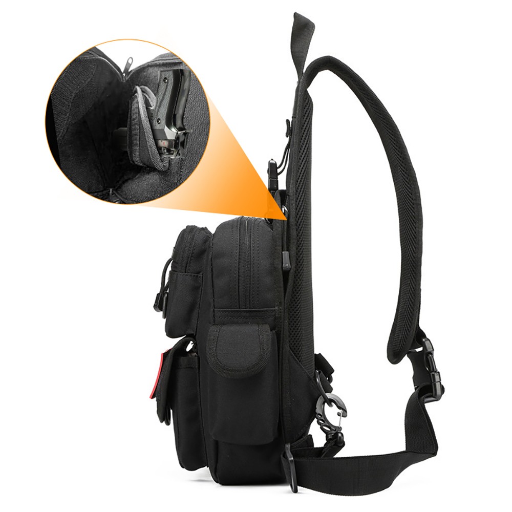 Bolsa de pistola táctica, bols - Edc Concealed Carry Backpack reseña y precio