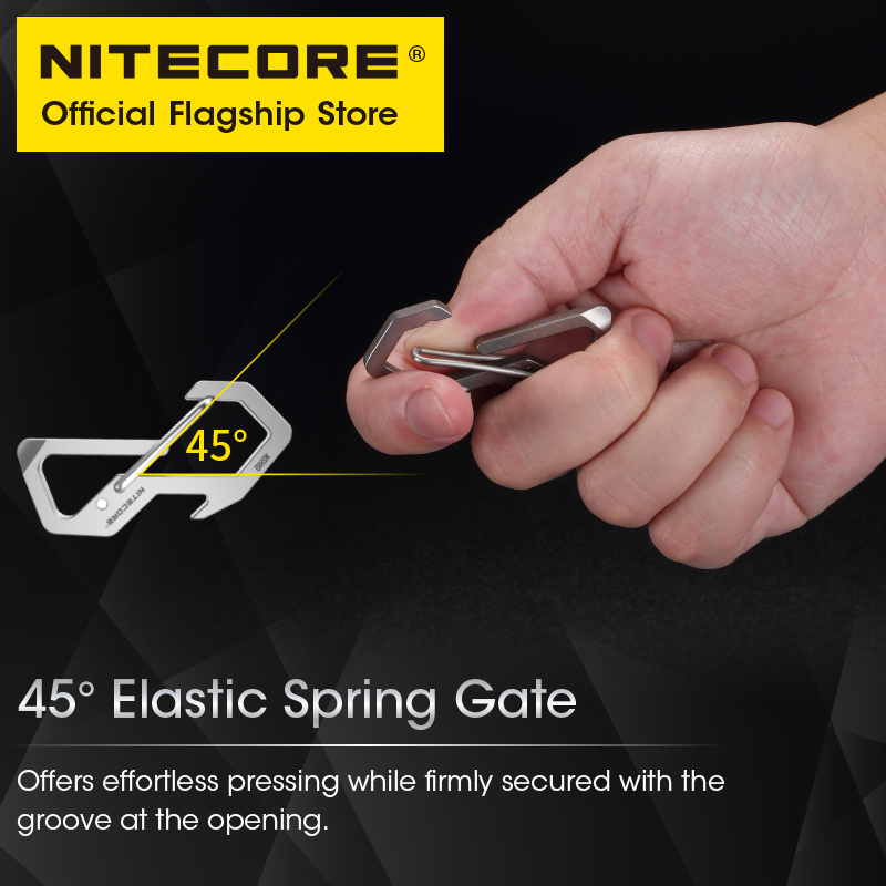 NITECORE NSH10 gancho de presi - Edc Carry Kit reseña y precio