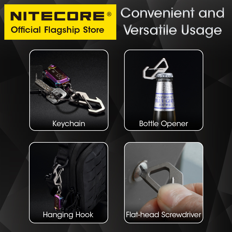 NITECORE NSH10 gancho de presi - Edc Carry Kit reseña y precio