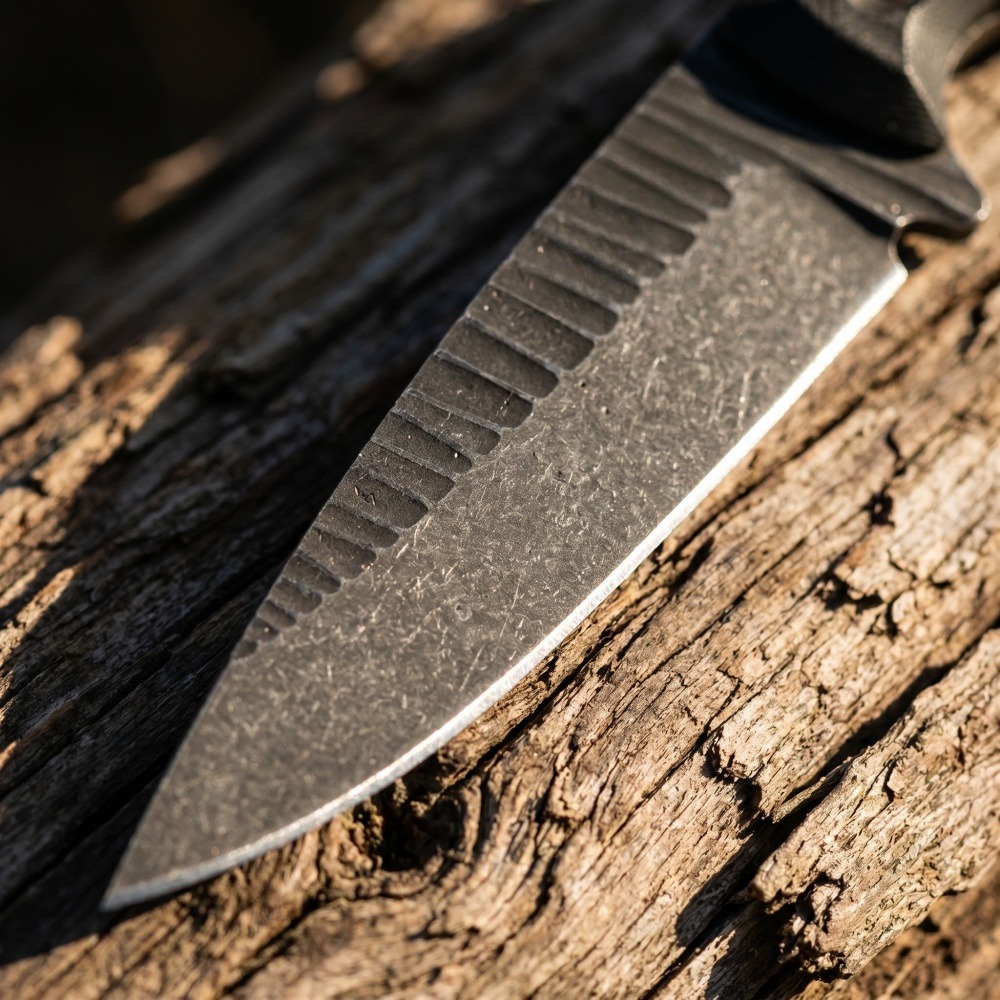 Cuchillo Bushcraft de Espiga C - Edc Carry Fixed Blade reseña y precio