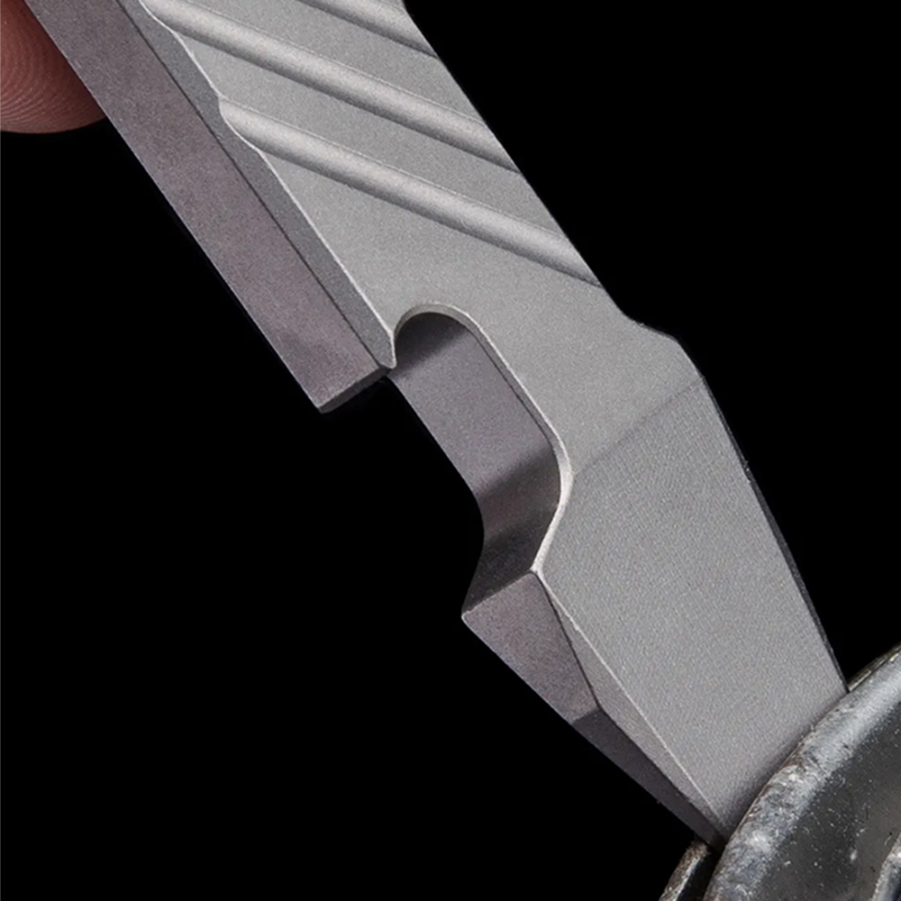 Herramienta de titanio EDC tip - Titanium Pry Bar reseña y precio