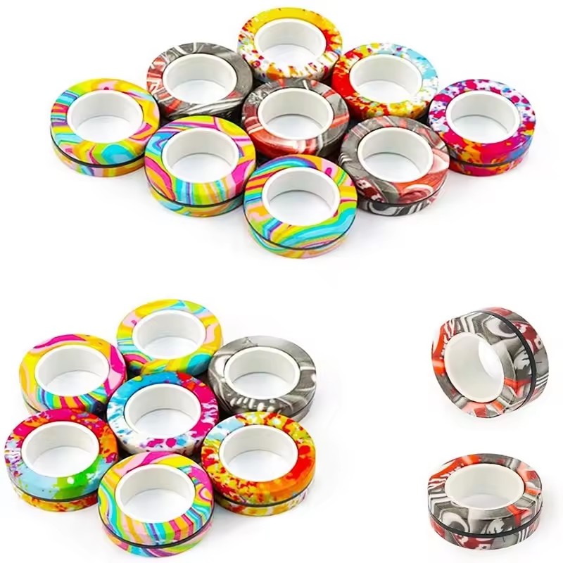 3 uds anillos magnéticos para  - Fidget Spinner Bearing reseña y precio