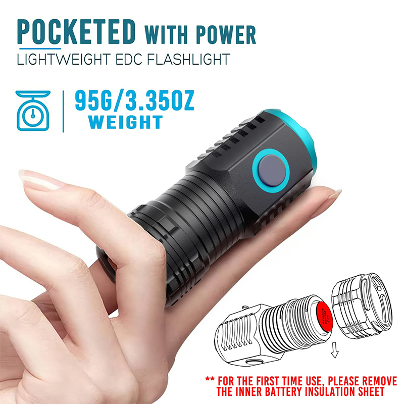 Mini linternas Led de bolsillo - Edc Carry Flashlight reseña y precio