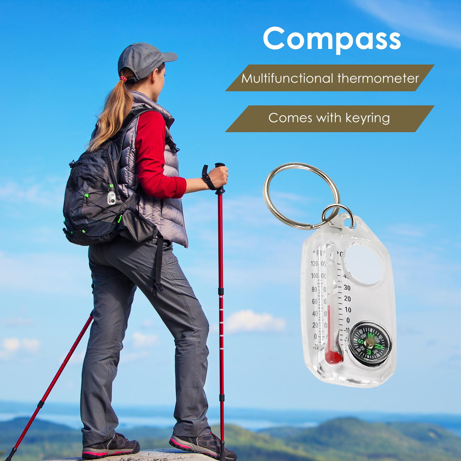 Mini Llaveros Multifunción con - Compass Keychain Mini reseña y precio
