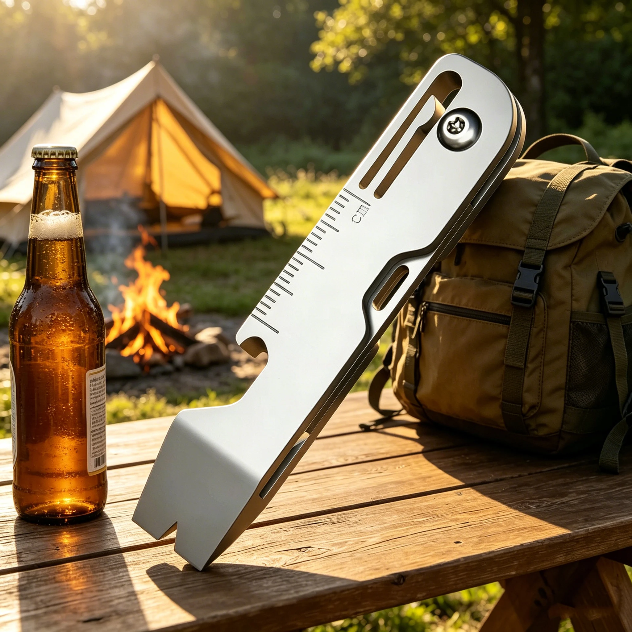 Navaja Plegable Multifunción d - Titanium Pry Bar reseña y precio