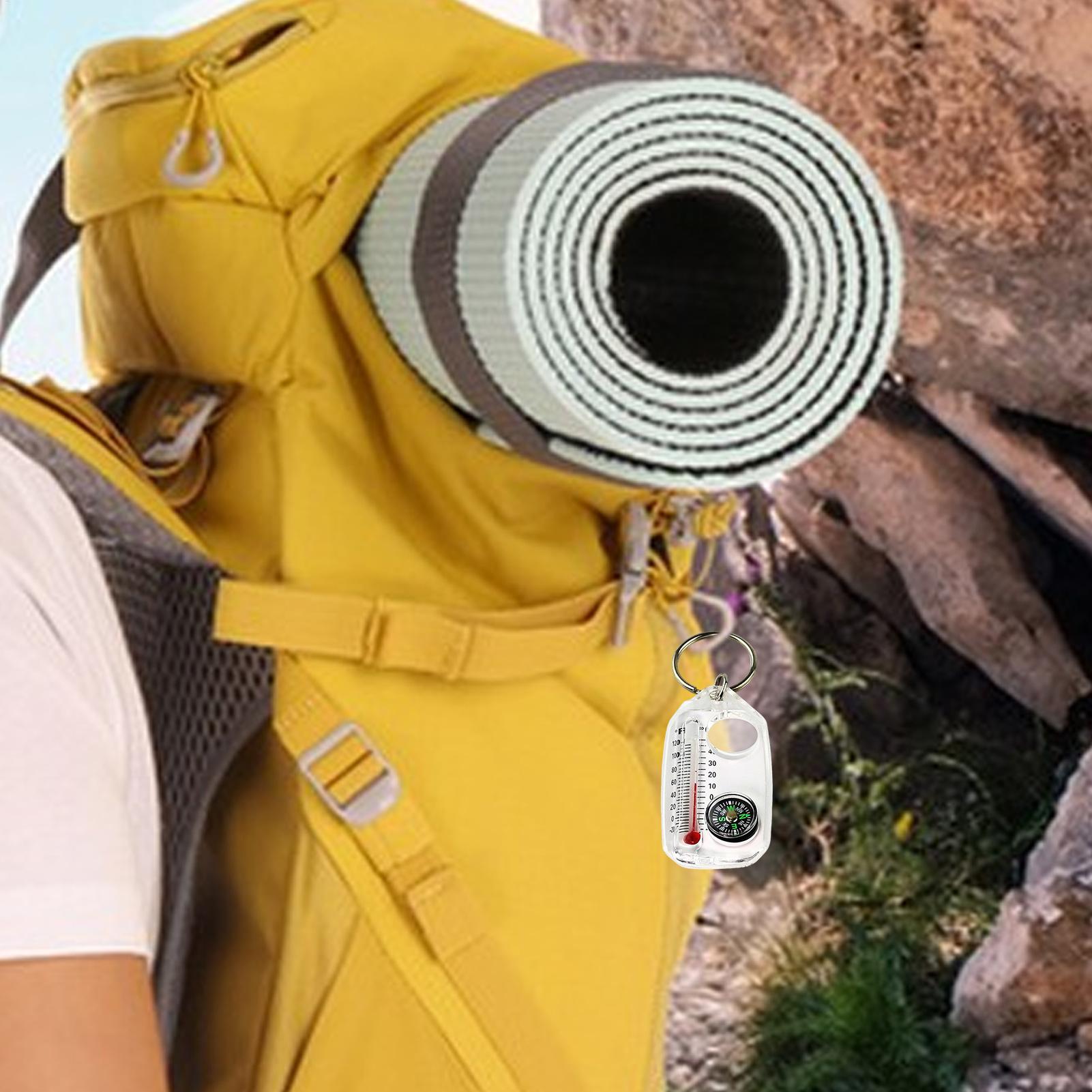 Brújula de supervivencia 3 en  - Compass Keychain Mini reseña y precio