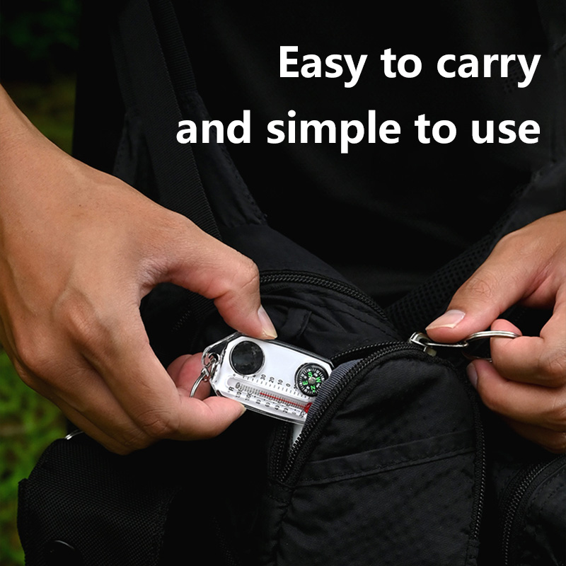 Equipo para Exteriores, Brújul - Compass Keychain Mini reseña y precio