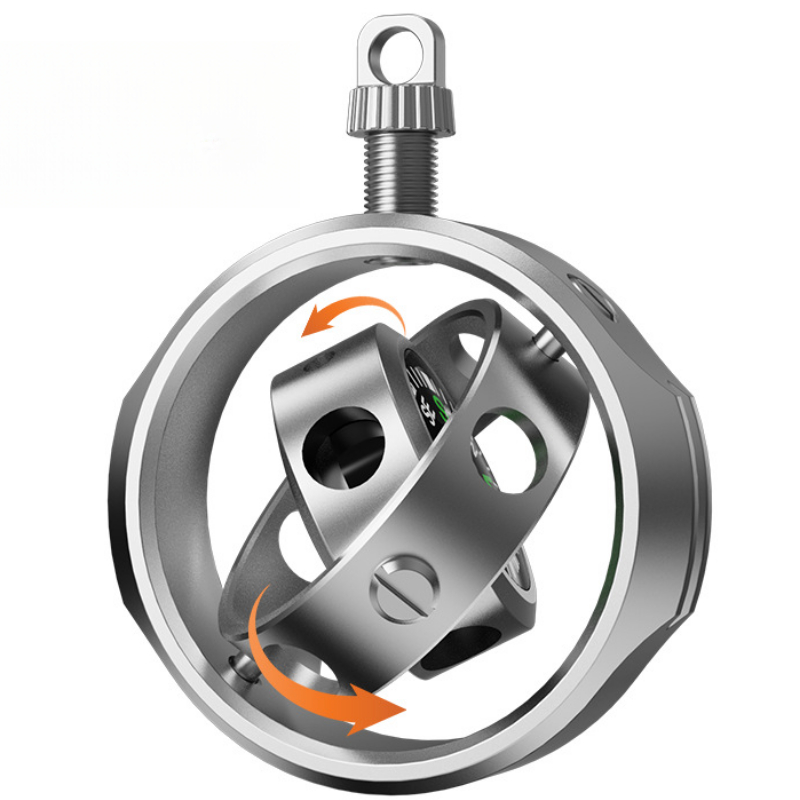 MINI brújula para la yema del  - Compass Keychain Mini reseña y precio