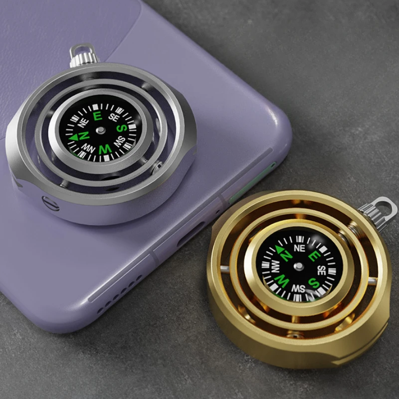 MINI brújula para la yema del  - Compass Keychain Mini reseña y precio