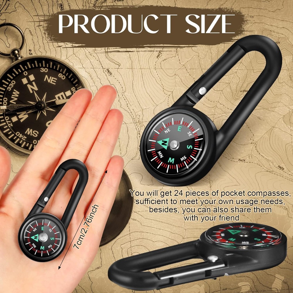 6-50 Piezas Mini Brújula Magné - Compass Keychain Mini reseña y precio