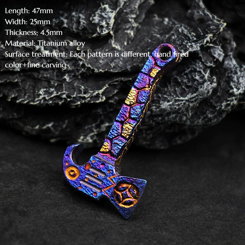 Mini hacha de aleación de tita - Titanium Pry Bar reseña y precio